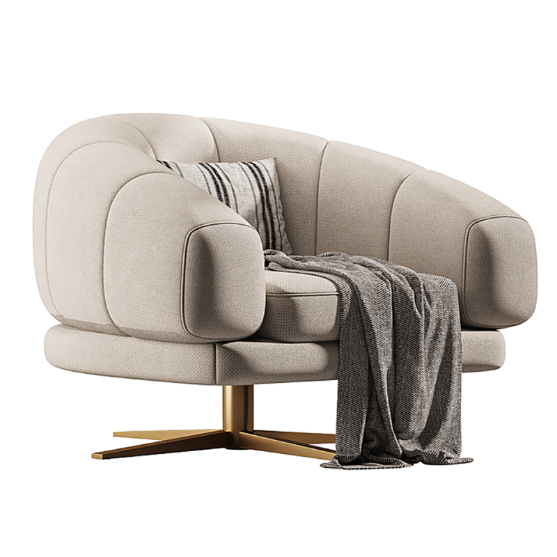 Swivel chair Sunset 3D 모델 .c4d .max .obj .3ds .fbx .stl .blend 