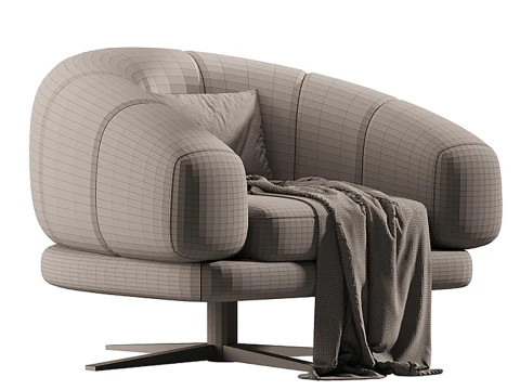 Swivel chair Sunset 3D Model