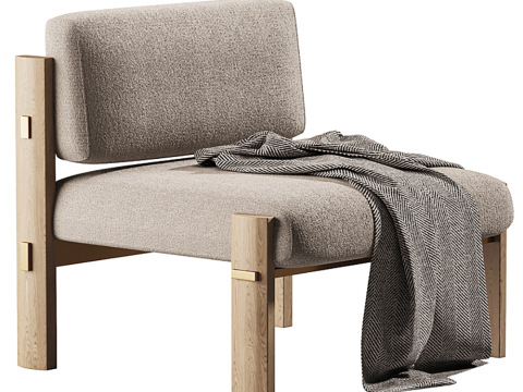 Hedalgo Lounge Chair 3D Model