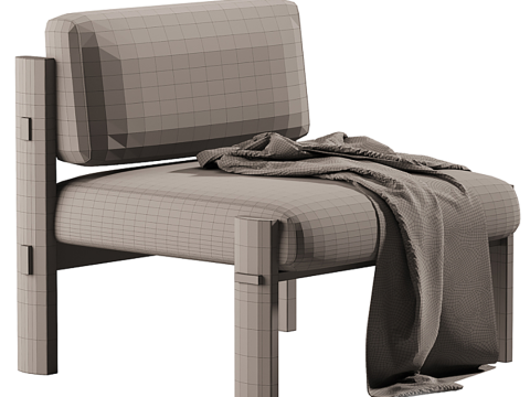 Hedalgo Lounge Chair 3D Model