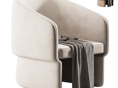 Lauryn Lounge Chair 3D Модель