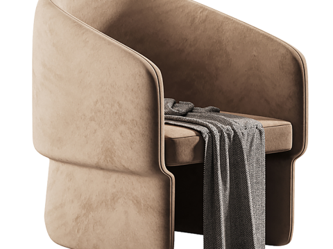 Lauryn Lounge Chair Model 3D