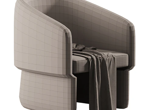 Poltrona Lauryn Modello 3D