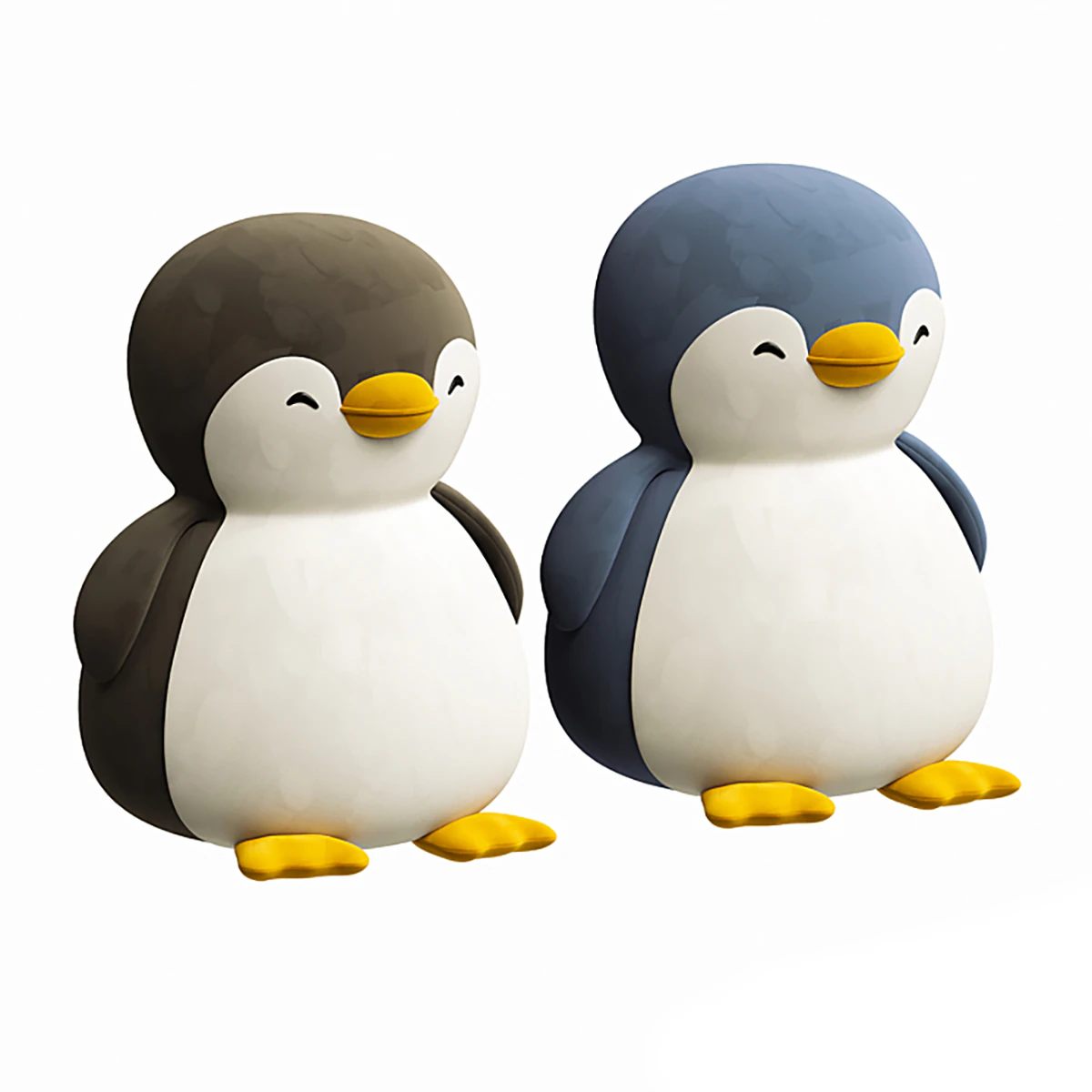 Penguin Plush Toy 3D Model .c4d .max .obj .3ds .fbx .stl .blend