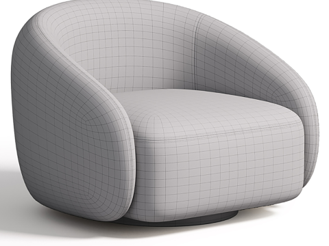 Amore Armchair by Eichholtz Model 3D