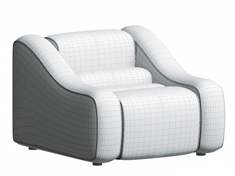 CHAIR CARBONE Modello 3D