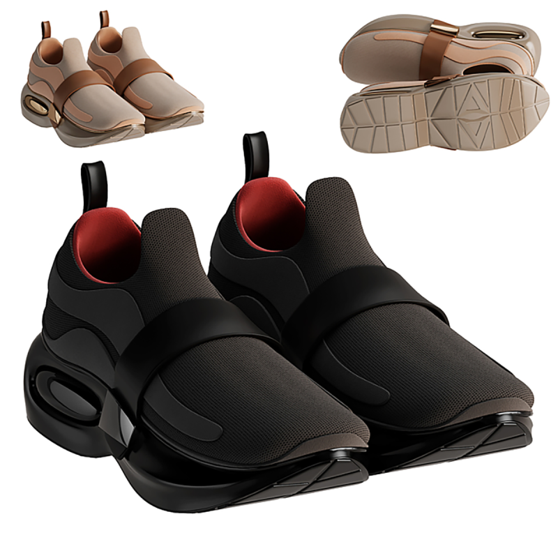 运动鞋 3D 模型 .c4d .max .obj .3ds .fbx .stl .blend