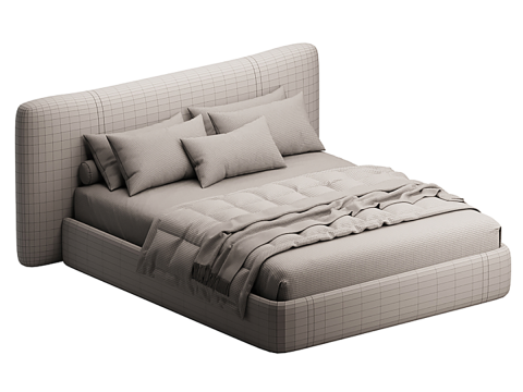 Ember Bed Modelo 3D