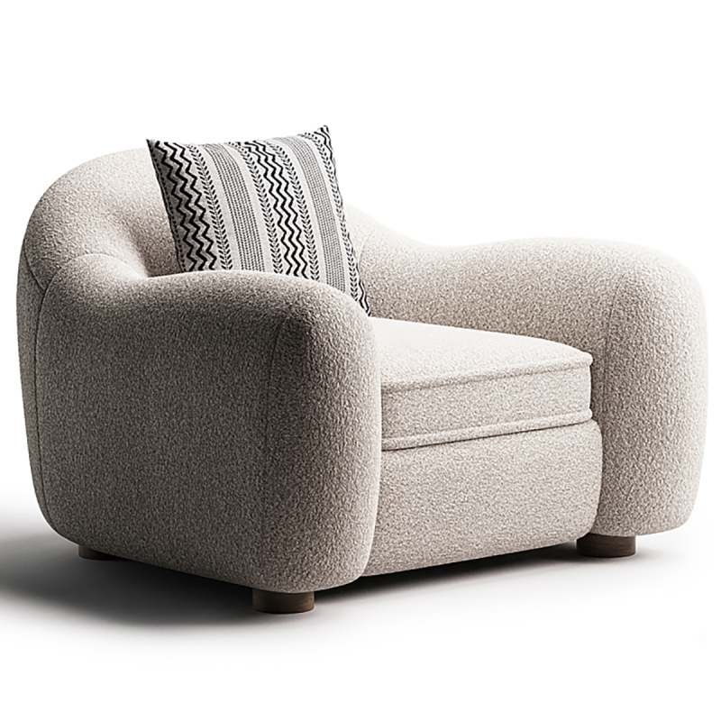 Jean Royere 3Dモデル .c4d .max .obj .3ds .fbx .stl .blend