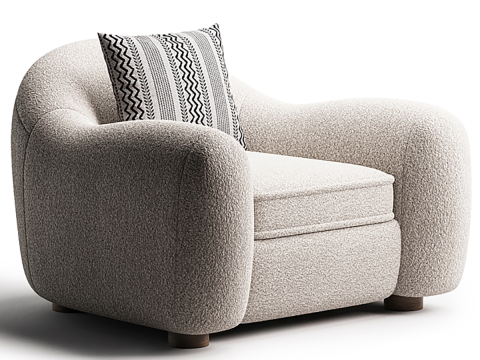 Jean Royere Model 3D