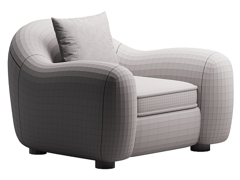 Jean Royere 3Dモデル