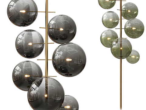 Radice Bolle Stelo フロアランプ 3Dモデル