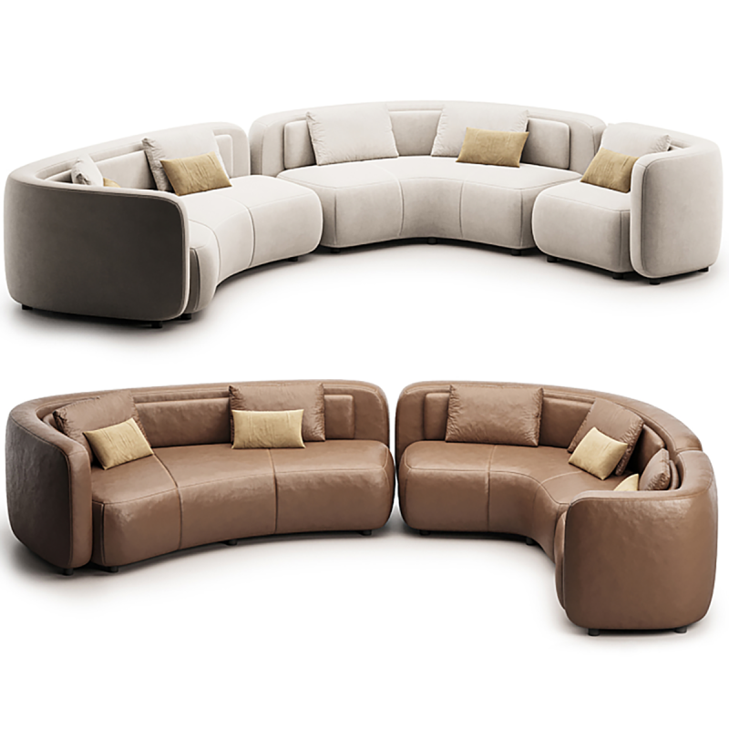 Bezier SOFA Modelo 3D .c4d .max .obj .3ds .fbx .stl .blend