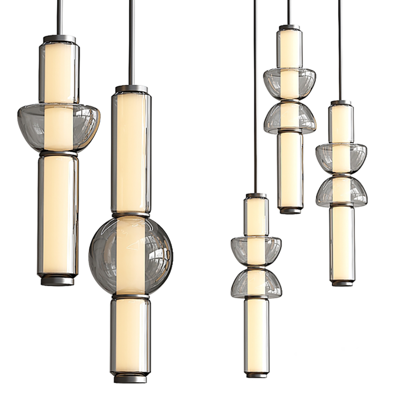 Pendant lamp Prank Italux Bruni 3D 模型 .c4d .max .obj .3ds .fbx .stl .blend