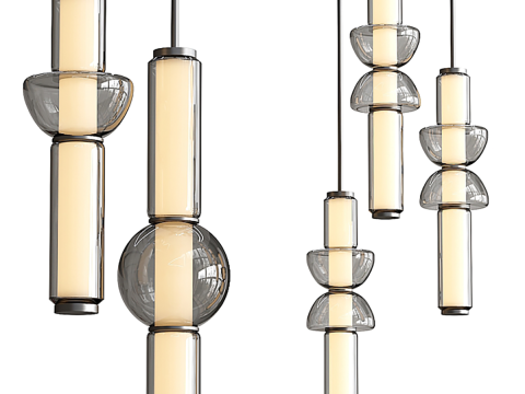 Pendant lamp Prank Italux Bruni Model 3D