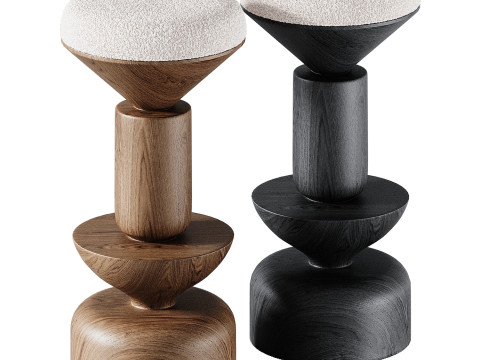 Imara Bar Stool 3D 모델