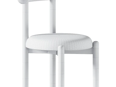 Dame Dining Chair 3D Model