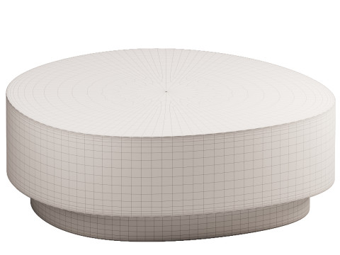 Faas Round Marble Coffee Table Model 3D