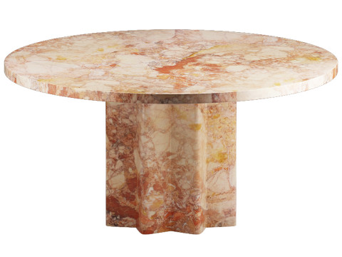 Mardi Marble Dining Table 3Dモデル