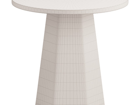 Hendel Round Side Table Model 3D