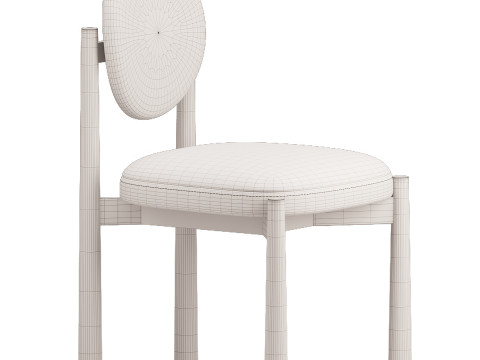 Truett Dining Chair by luluandgeorgia 3D Model