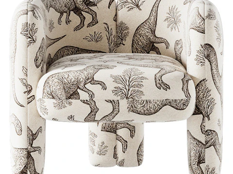 Kursi berlengan Emma oleh Giulio Marelli oleh giuliomarelli Model 3D