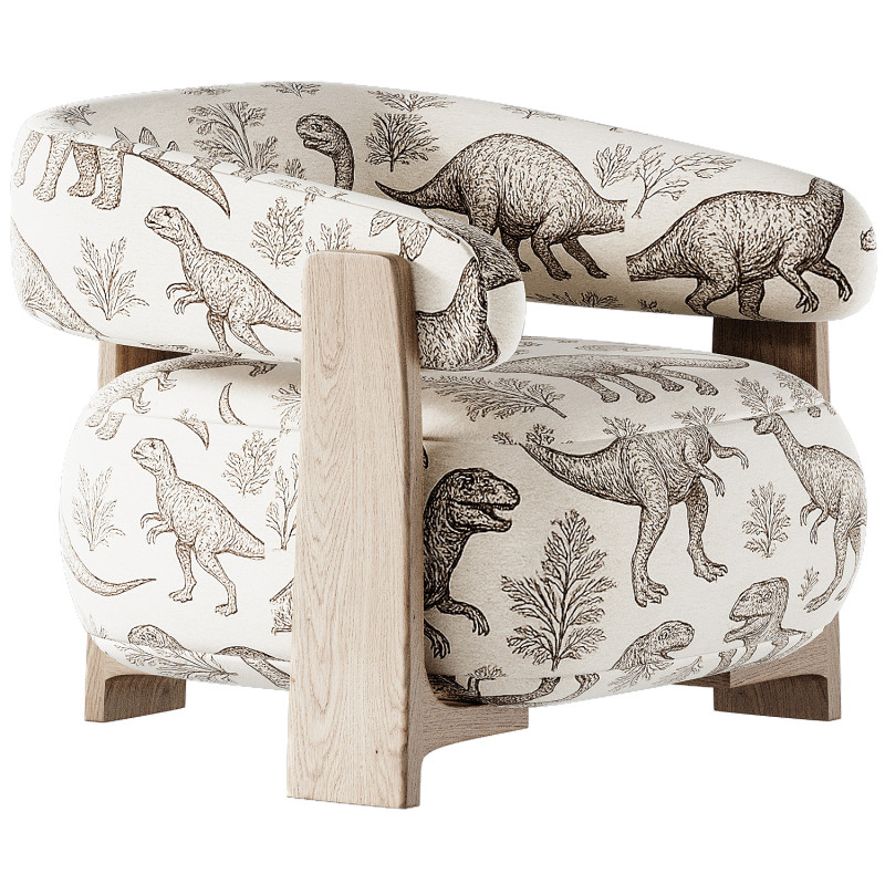 Kave Home 花岗岩扶手椅 由 debameubelen 设计 3D 模型 .c4d .max .obj .3ds .fbx .stl .blend 