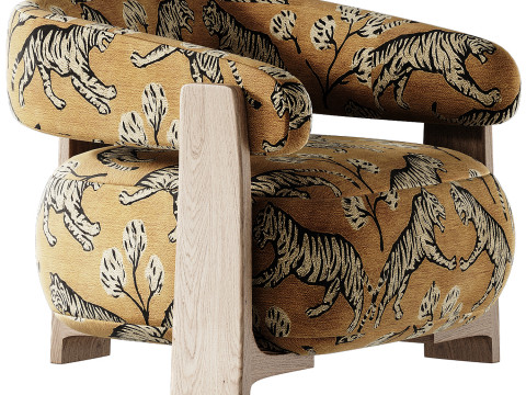 Kave Home 花岗岩扶手椅 由 debameubelen 设计 3D 模型