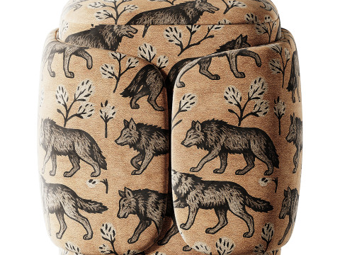 अदृश्य संग्रह द्वारा डॉली स्टूल 3D मॉडल