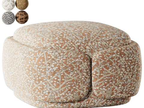 Dolly Ottoman 3D Modell