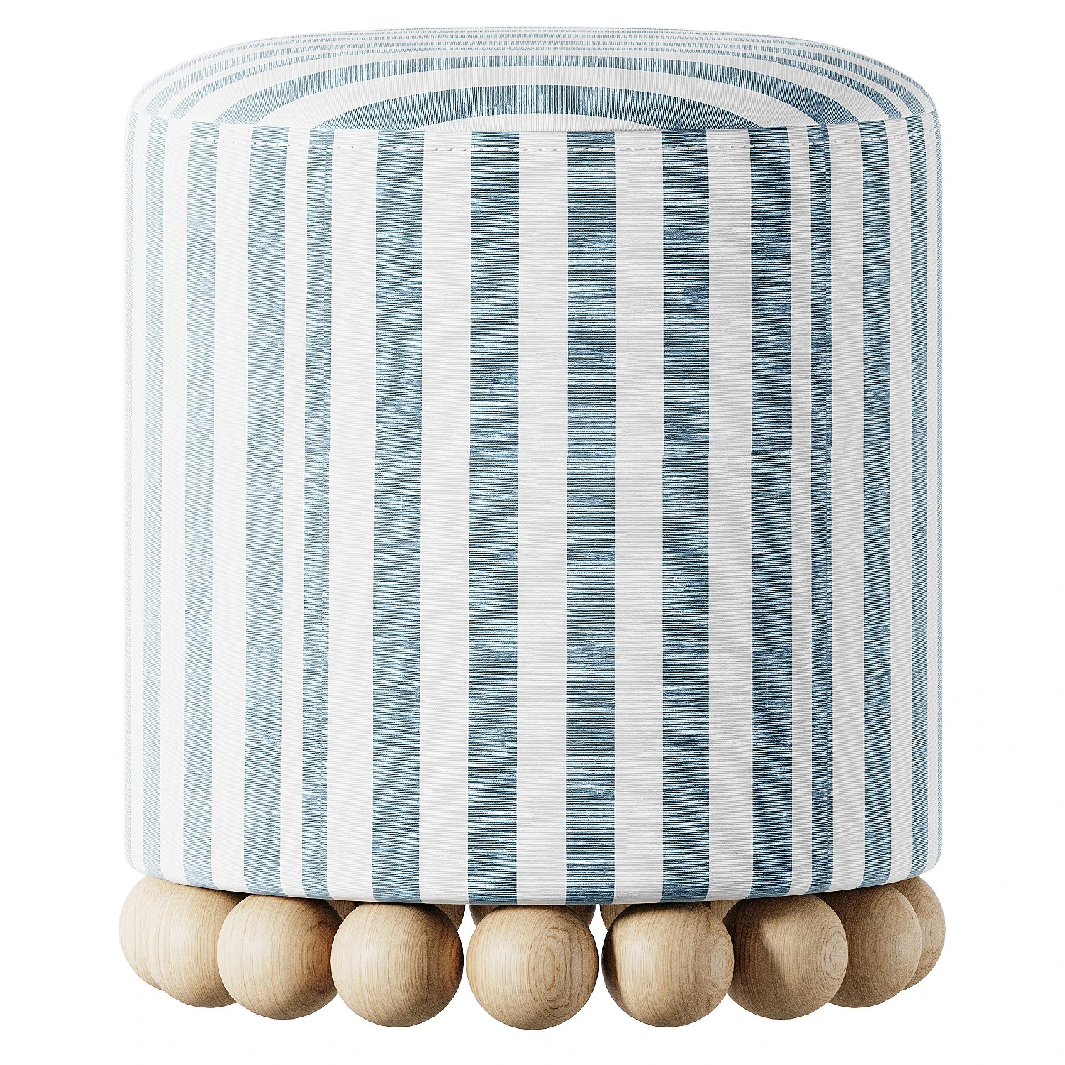 Stella Ottoman by meadowblu 3D Model .c4d .max .obj .3ds .fbx .stl .blend 
