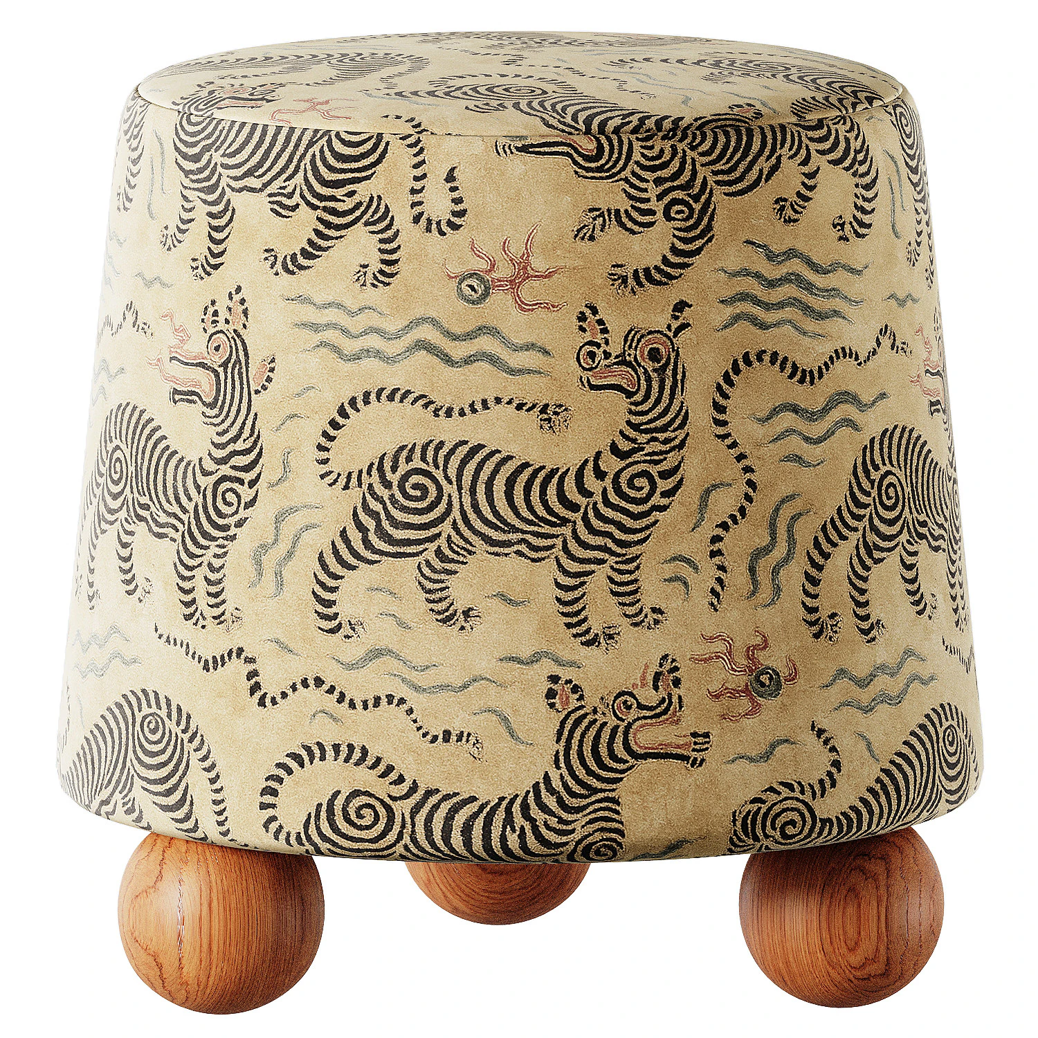 Everly Stool by meadowblu 3D Model .c4d .max .obj .3ds .fbx .stl .blend 