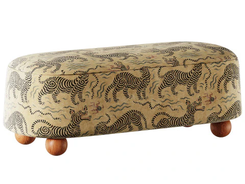 Everly Ottoman 3D Model