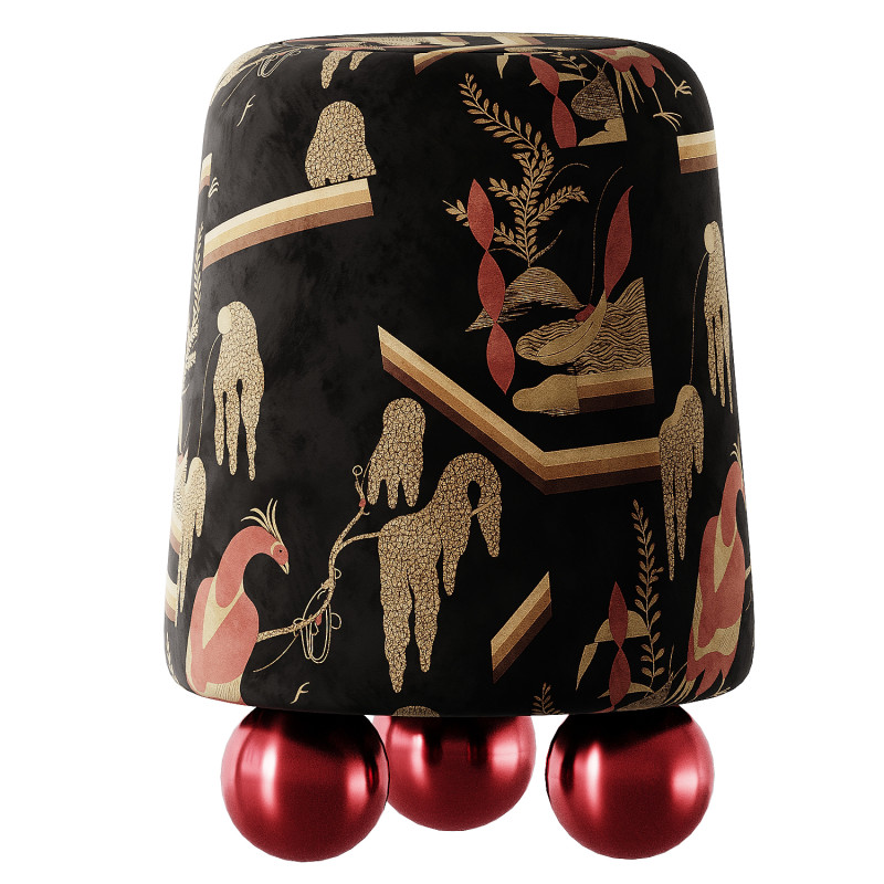 Пуф ЧУДИК 3D Модель .c4d .max .obj .3ds .fbx .stl .blend 