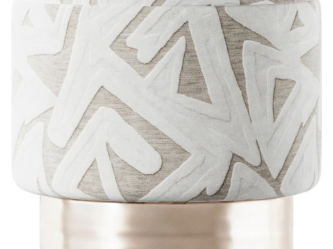 インテリア ホーム アヴァロン オットマン スイス コーヒー シャンパン スイベル 3Dモデル