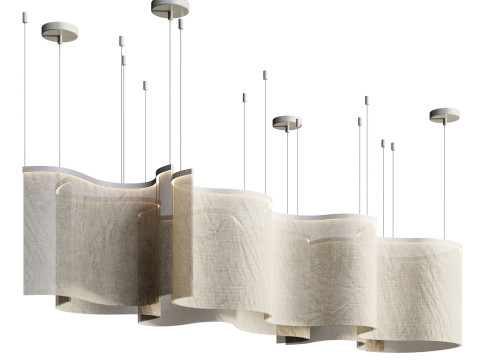 Kain Lampu Gantung Excitemen Model 3D