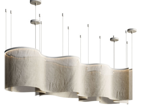 Kain Lampu Gantung Excitemen Model 3D