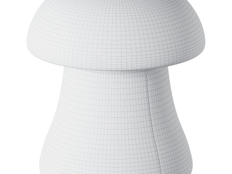 Versione affusolata ottomana a fungo Modello 3D