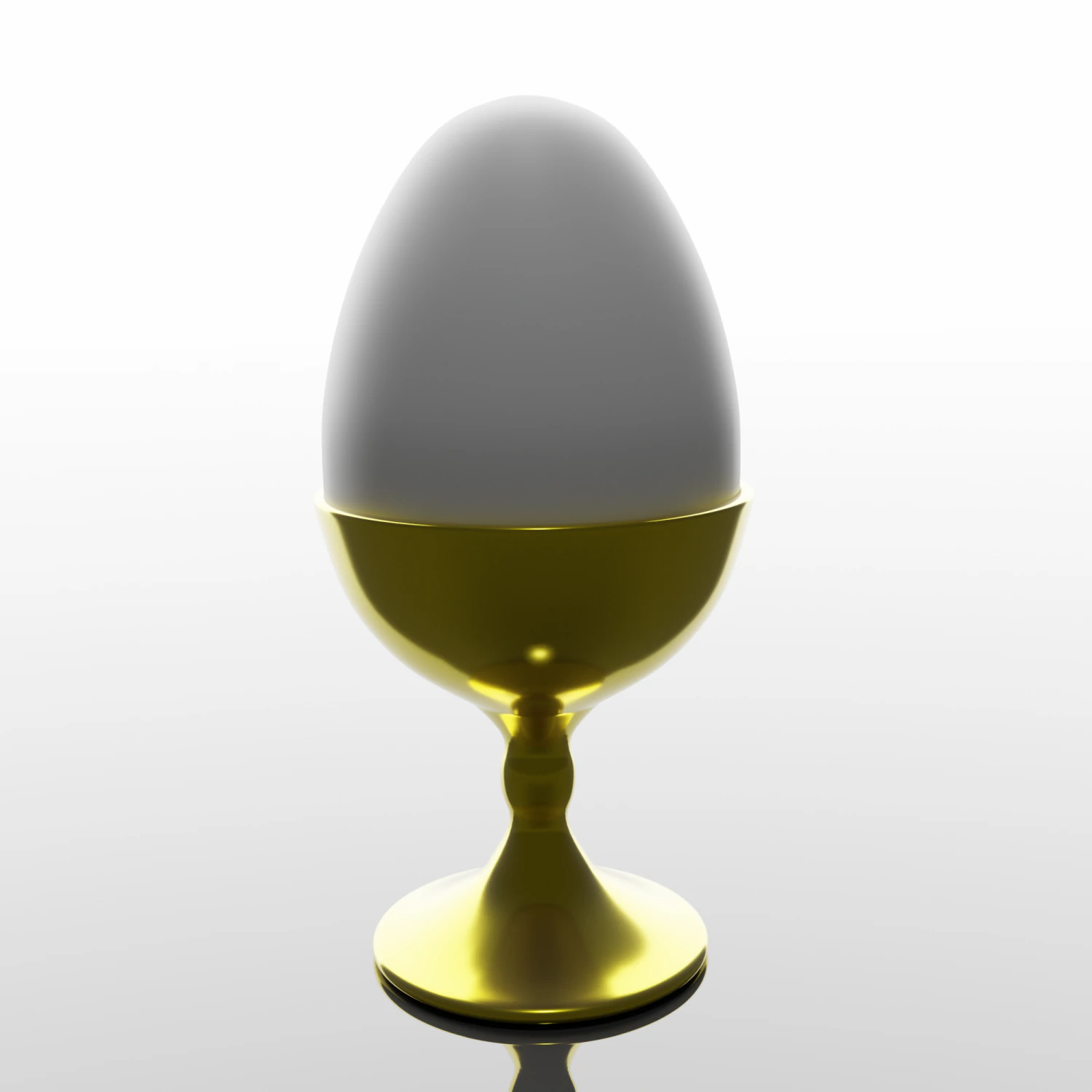 egg in gold cup CG Textures .c4d .max .obj .3ds .fbx .stl .blend 