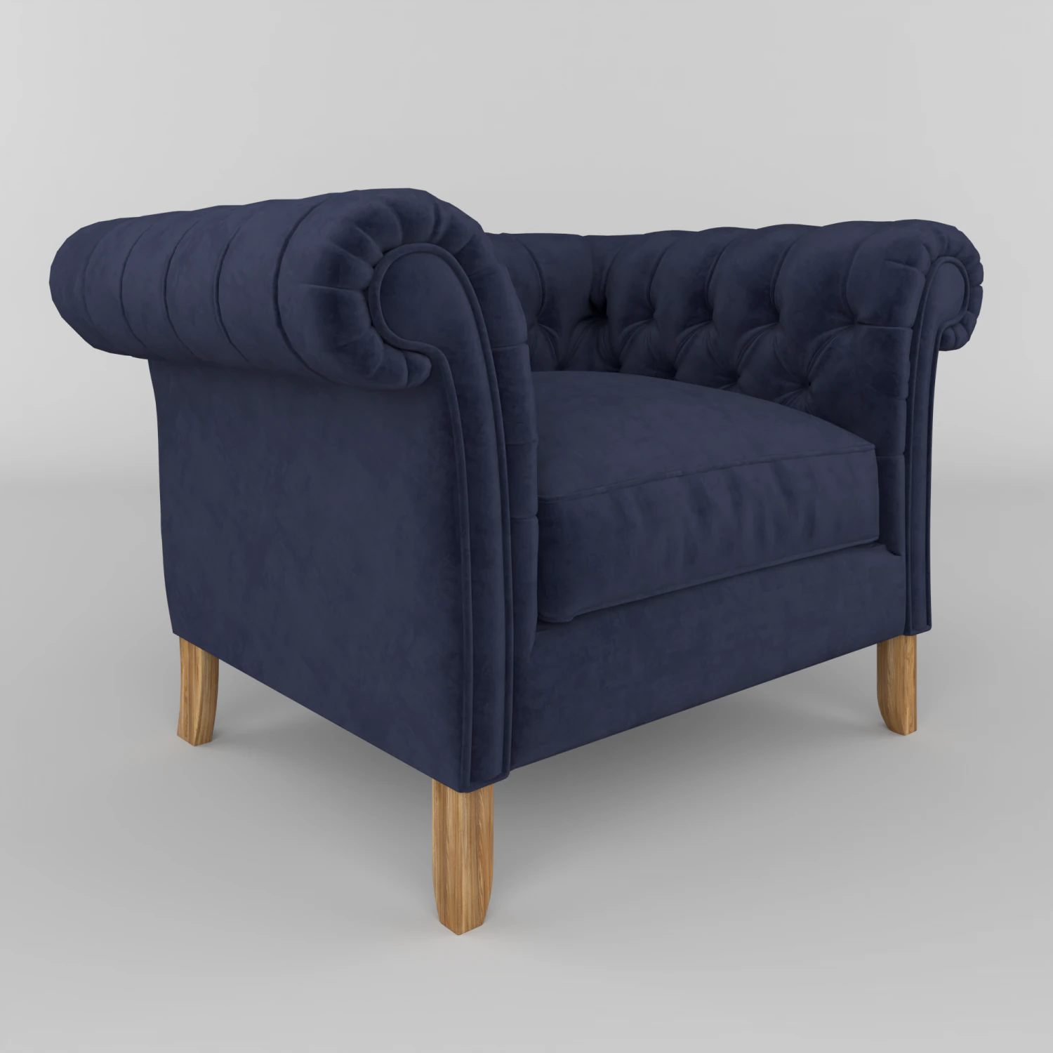 classic sofa 3D Model .c4d .max .obj .3ds .fbx .stl .blend 