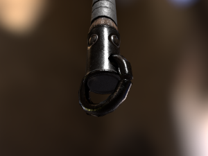 Medieval iron mace Model 3D