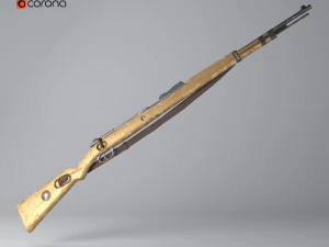 karabin snajperski kar98 Model 3D