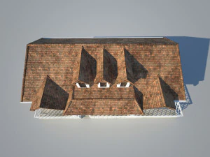 Gable home 3D Model