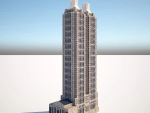 191 Peachtree Tower-Downtown Atlanta 3D Model