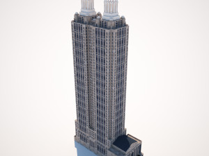 191 Peachtree Tower-Downtown Atlanta 3D Model