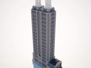 191 Peachtree Tower-Downtown Atlanta 3D Model