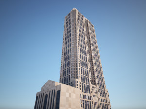 191 Peachtree Tower-Downtown Atlanta 3D Model