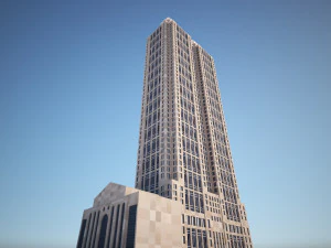 191 Peachtree Tower-Downtown Atlanta 3D Model
