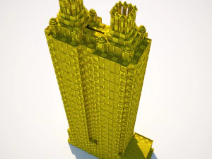 191 Peachtree Tower-Downtown Atlanta 3D Model