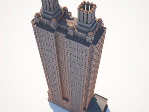 191 Peachtree Tower-Downtown Atlanta 3D Model
